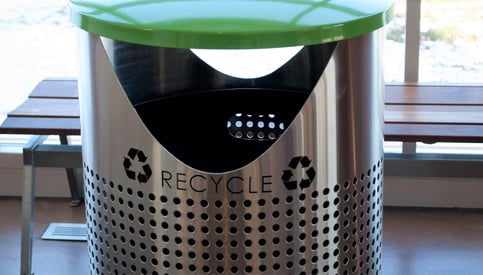 Stainless Steel Recycle Bin